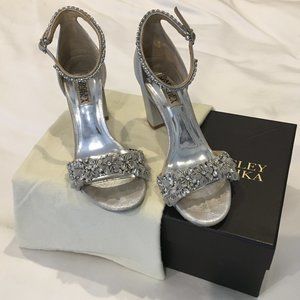 Badgley Mischka Finesse II Embellished Sandals